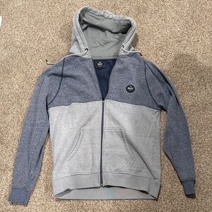 Brave New World: Two-Tone Gray Zip-Up Hoodie